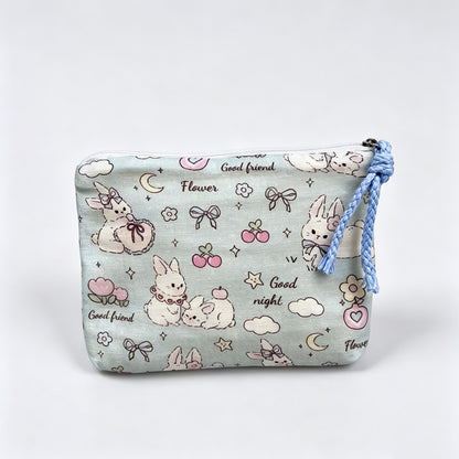 Everyday Bow Printed Fabric Pouch