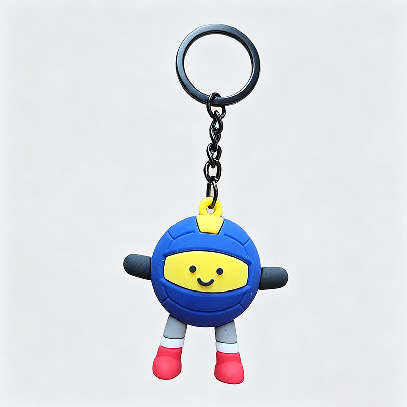Sports Ball Cartoon Keychains - Shopdayla Wholesale - #8898
