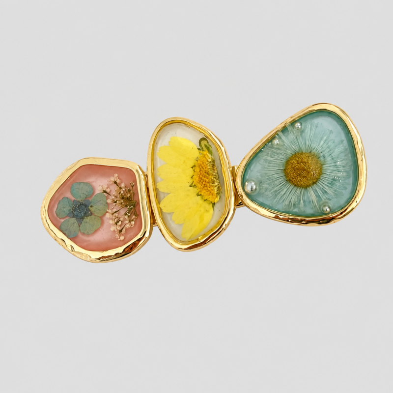 Flower Duckbill Clip