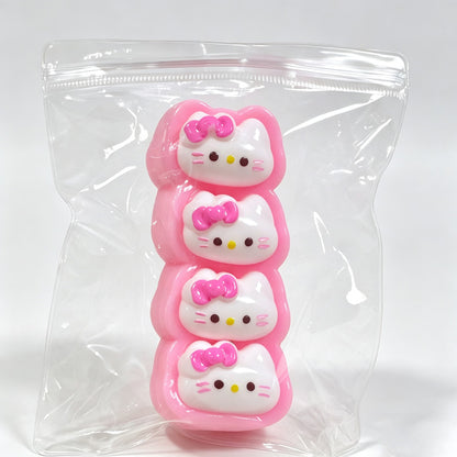 Bow Bear Shape Squish Toy