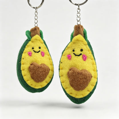 Crochet Fruit Keychain