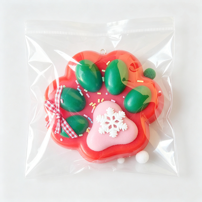 Green Grape Squeeze Toy Charm