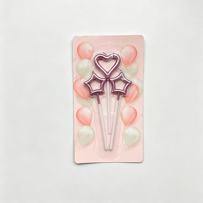 Hollow Heart & Star Birthday C - Shopdayla Wholesale - #0050