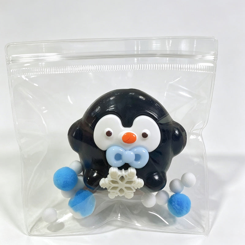Bow Bear Shape Squish Toy