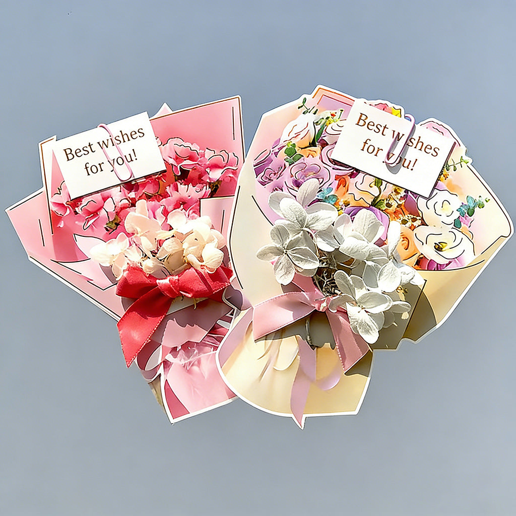 3D Flower Bouquet Pop-Up Greet - Shopdayla Wholesale - #7714