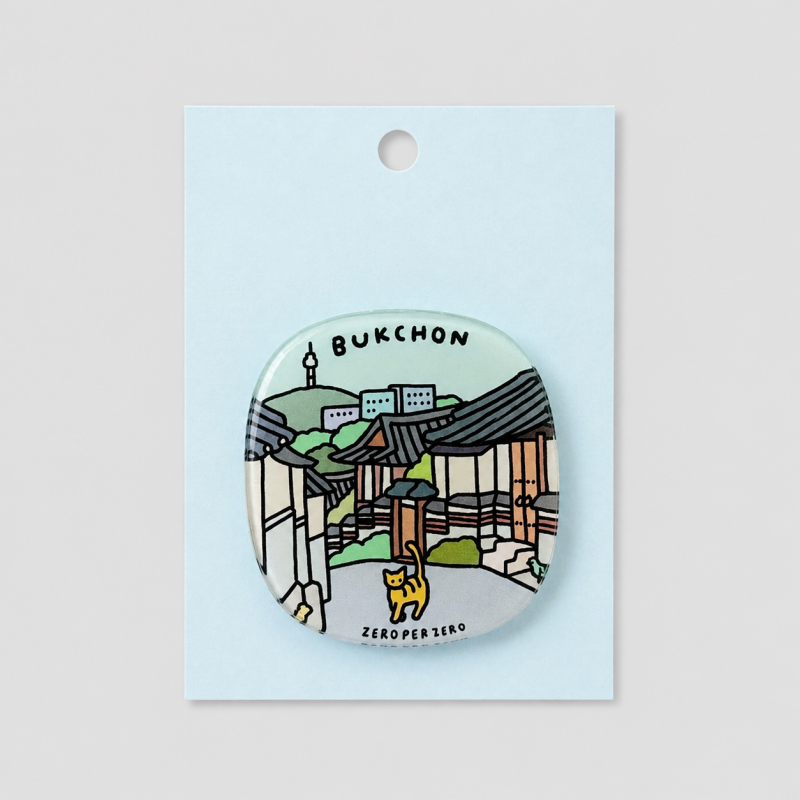 City Landscape Acrylic Fridge Magnet