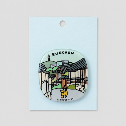 City Landscape Acrylic Fridge Magnet