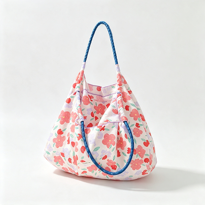 Floral Reusable Tote Bag