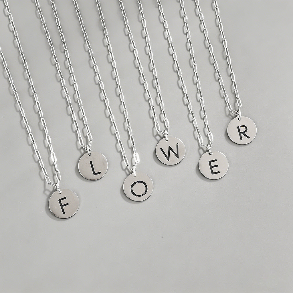 26-Piece Initial Letter Pendan - Shopdayla Wholesale - #8322