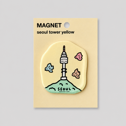 City Landscape Acrylic Fridge Magnet