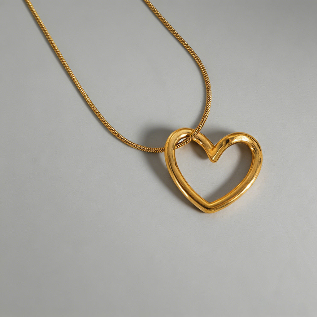 Open Shape Snake Chain Necklac - Shopdayla Wholesale - #7010
