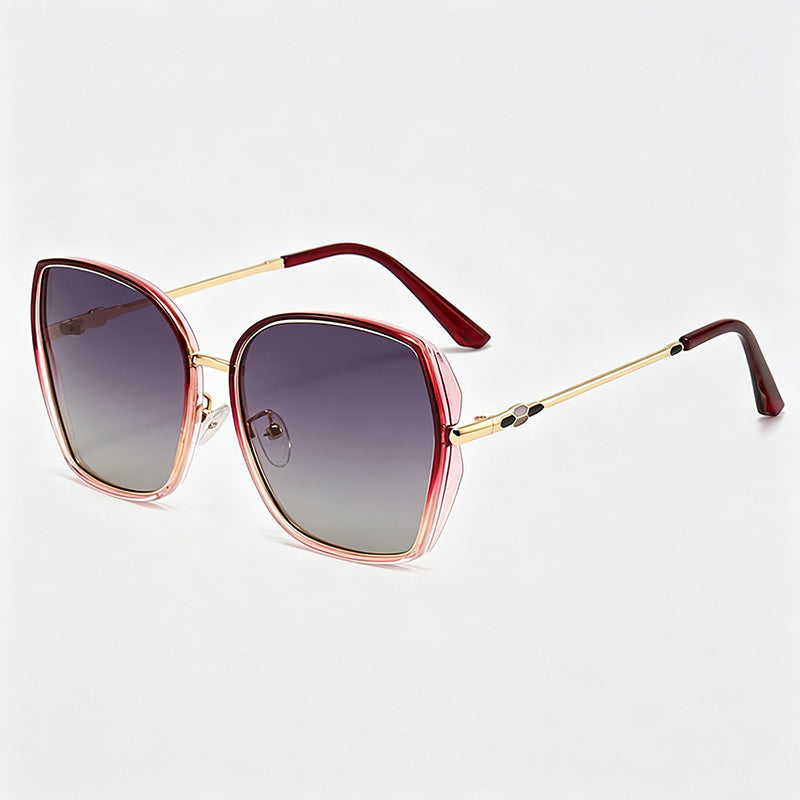 Polarized Oversized Metal Sung - Shopdayla Wholesale - #4066