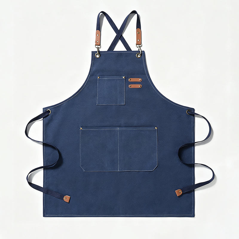 Cross‑Back Thick Canvas Apron