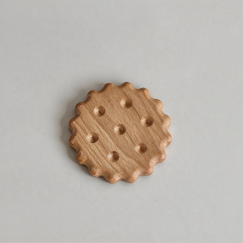 Creative Solid Wood Biscuit‑Sh - Shopdayla Wholesale - #5650