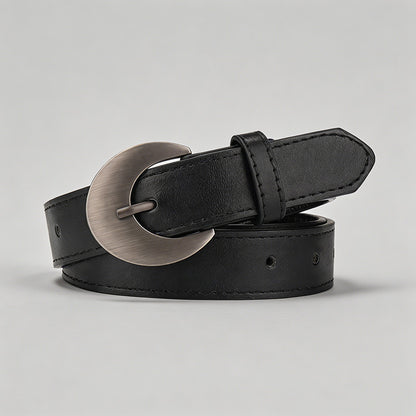 Moon Buckle Casual Belt - Shopdayla Wholesale - #4866