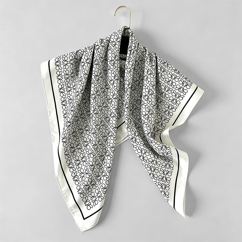 Animal‑Stripe Print Large Squa - Shopdayla Wholesale - #9954