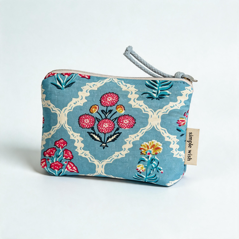 Versatile Flower Print Portable Cotton Daily Fashion Bag