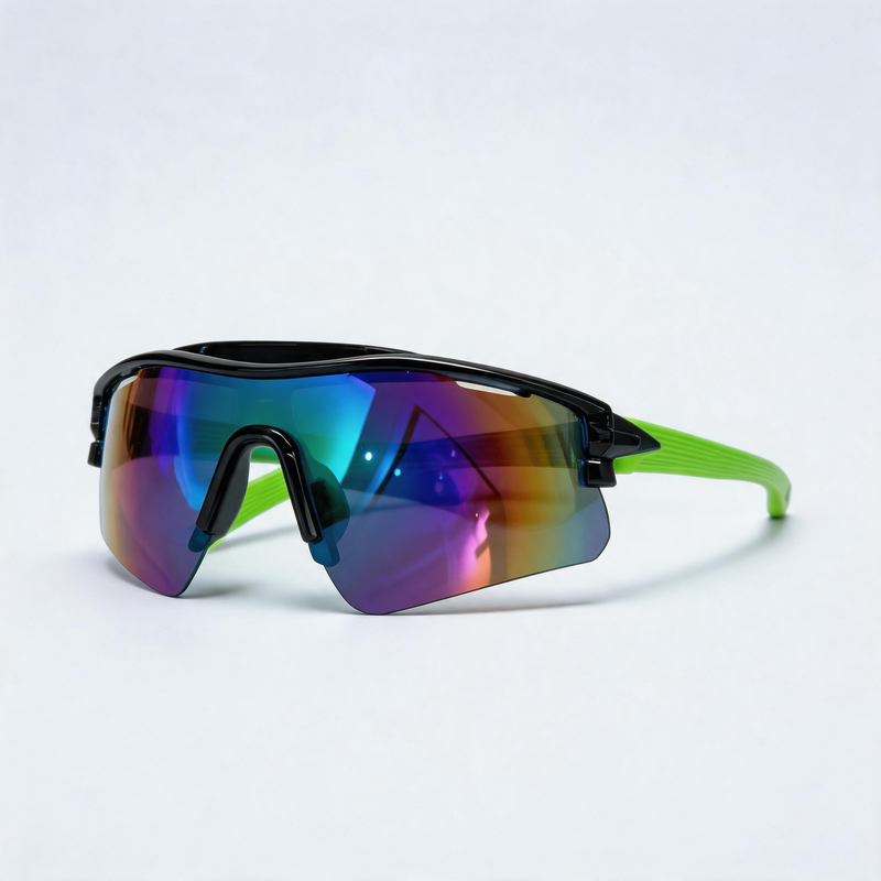Futuristic One Piece Shield Windproof Sports Sunglasses