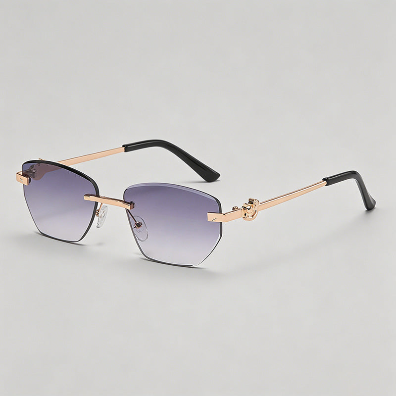 Rimless Cut-Edge Gradient Sung - Shopdayla Wholesale - #0242