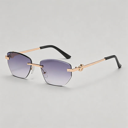 Rimless Cut-Edge Gradient Sung - Shopdayla Wholesale - #0242
