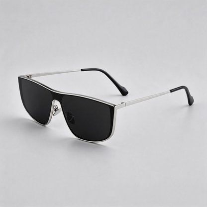 European Integrated Metal Frame Sunglasses