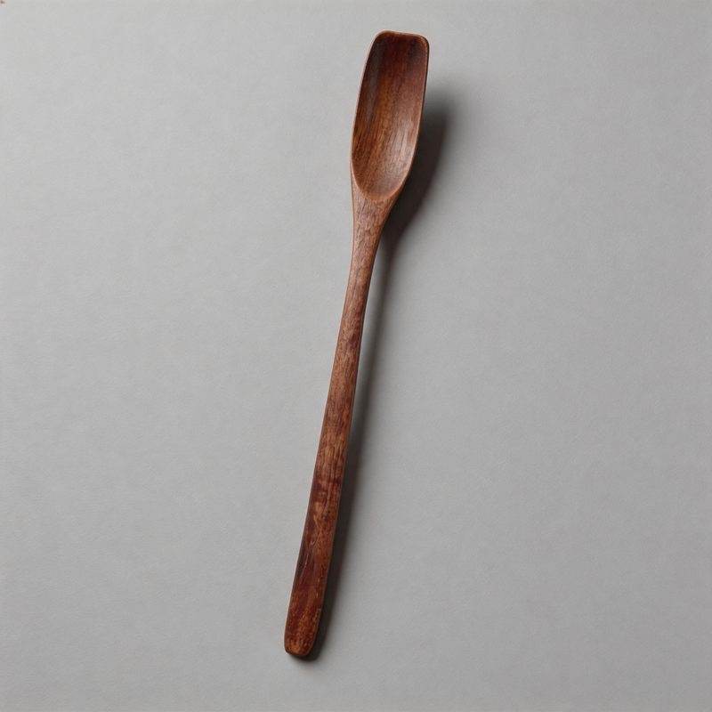 Minimalist Wood Long-Handle Coffee Stirring Spoon