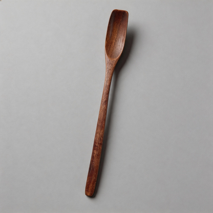 Minimalist Wood Long-Handle Coffee Stirring Spoon