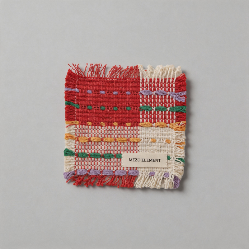 Everyday Fabric Woven Tassel Coaster Table Mat