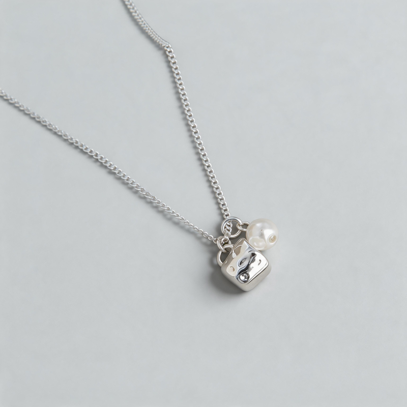 Minimalist Geometric Light Luxury Cup Pendant Necklace