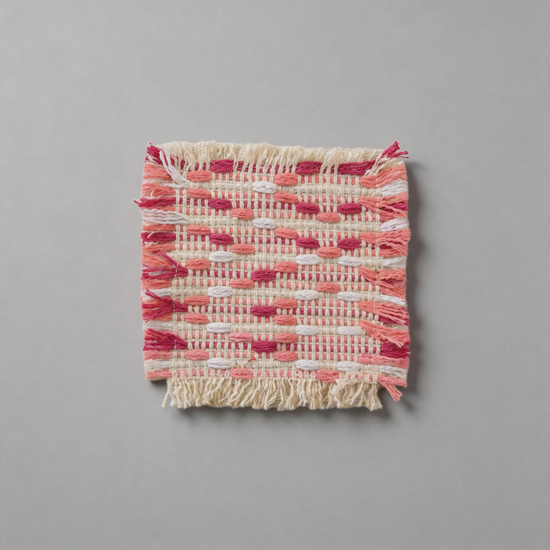 Everyday Fabric Woven Tassel Coaster Table Mat