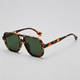 Tortoiseshell/Green / One Size