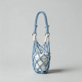 Multi-purpose Fabric Hand-Woven Mesh Bottle Carrier Bag