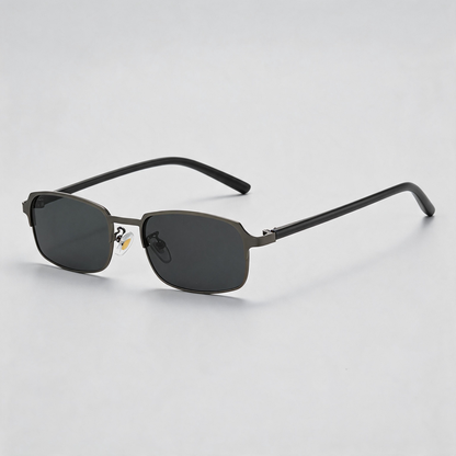 Slim Metal Rectangle Sunglasses