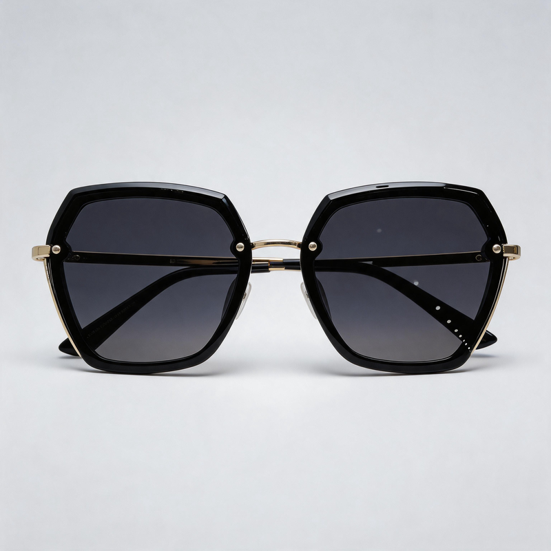 Large Square Face-Slimming Women’s Fashion Sunglasses