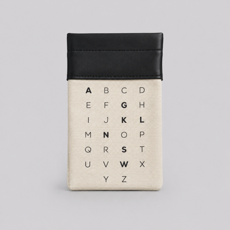 Everyday Canvas Retro Patchwork Eyeglass Storage Bag
