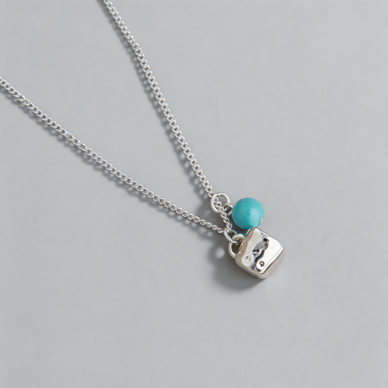 Minimalist Geometric Light Luxury Cup Pendant Necklace