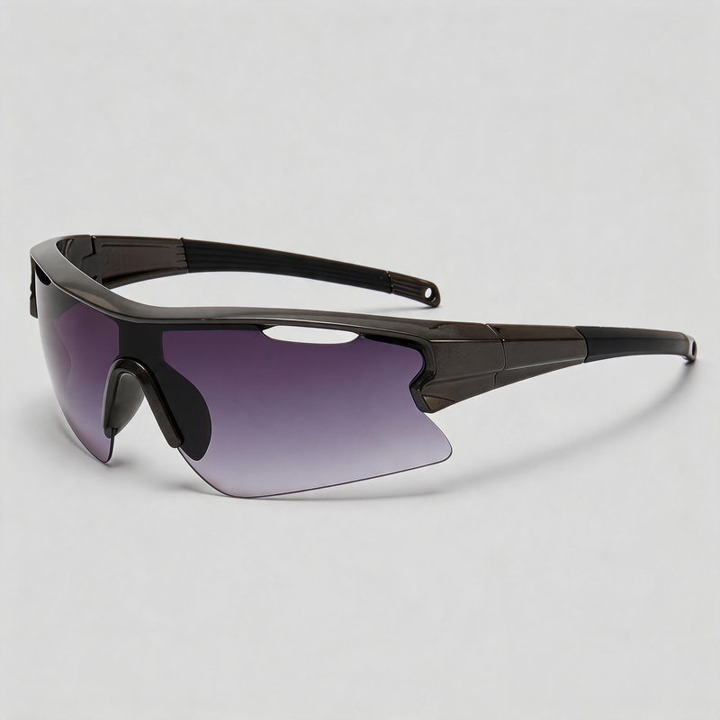 Futuristic One Piece Shield Windproof Sports Sunglasses