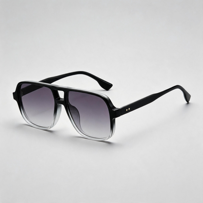 European Retro Square Double Sunglasses