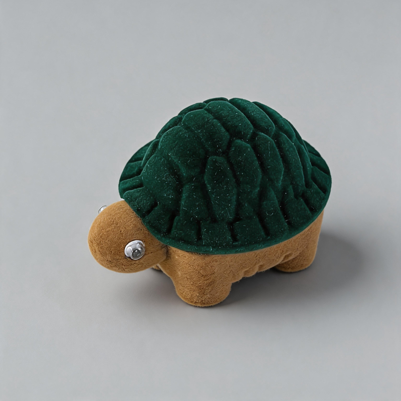 Unique Green Turtle Jewelry Storage Box