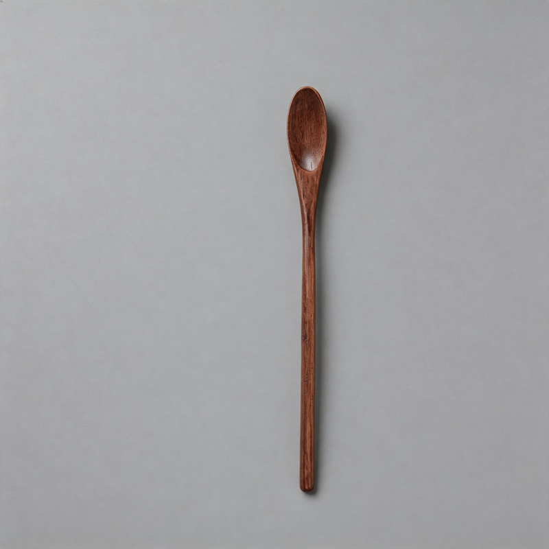 Minimalist Wood Long-Handle Coffee Stirring Spoon