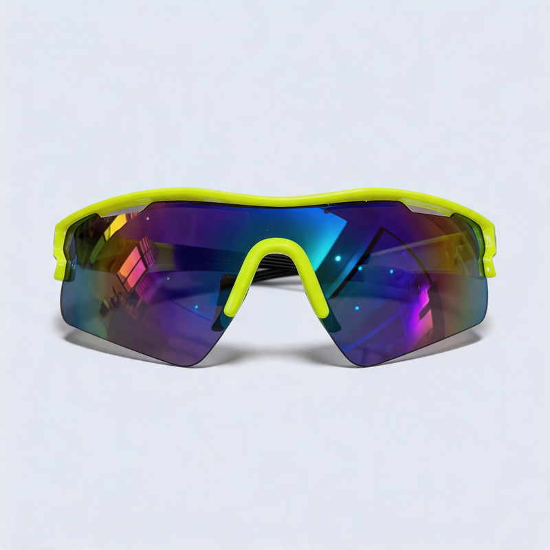 Futuristic One Piece Shield Windproof Sports Sunglasses