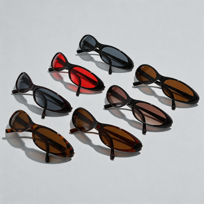 Slim Oval Cat Eye Street Fashion