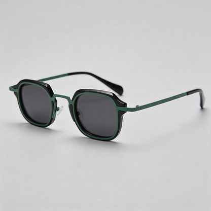 Square Polarized Retro Sunglasses