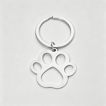 Cute Hollow Paw Print Keychain - Shopdayla Wholesale - #2930