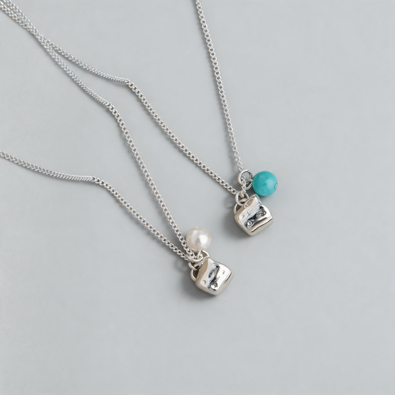 Minimalist Geometric Light Luxury Cup Pendant Necklace