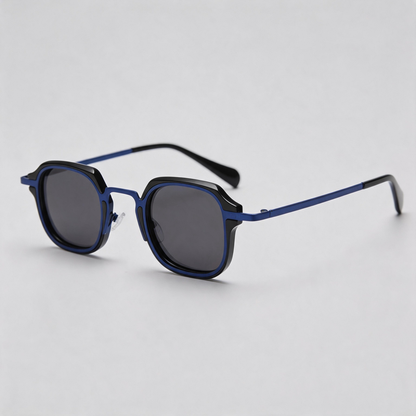 Square Polarized Retro Sunglasses