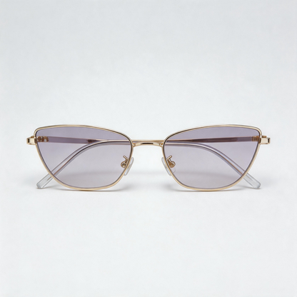 Slim Frame Retro Metal Sunglasses