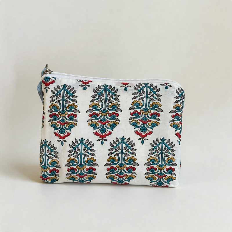 Versatile Flower Print Portable Cotton Daily Fashion Bag