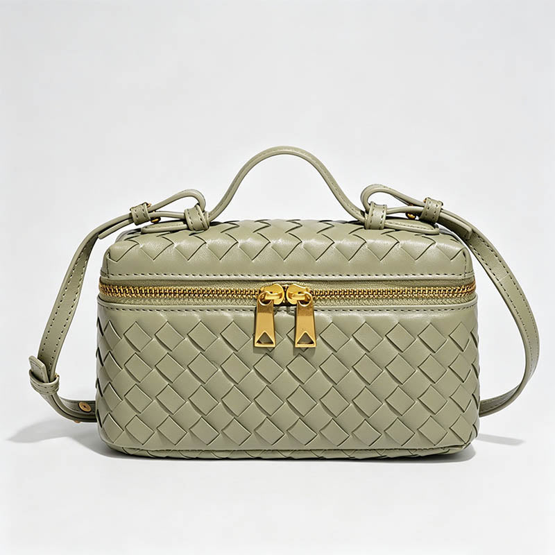 Hand‑Woven Box‑Style Crossbody - Shopdayla Wholesale - #4226