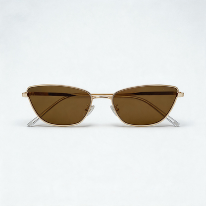 Slim Frame Retro Metal Sunglasses